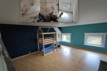 vue sur chambre enfant avant et après