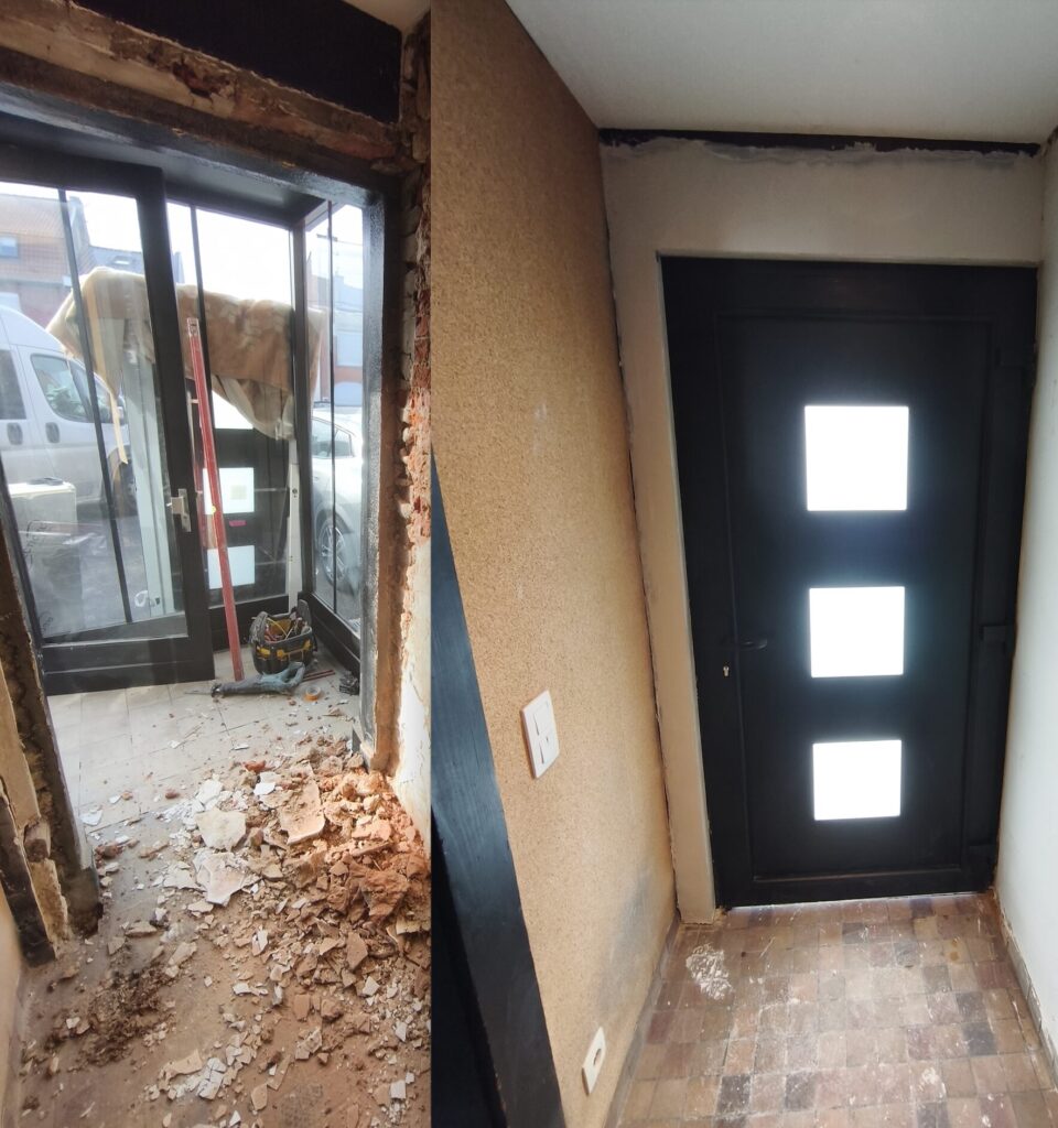 porte entrée rénovation